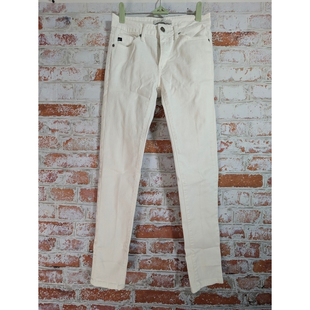 KanCan Skinny Jeans Womens Size 7/27 White Denim‎ KC7156WT Stretch Casual